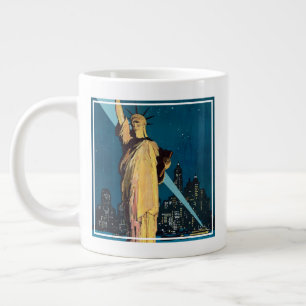 Vintage Travel Poster For New York Giant Coffee Mug