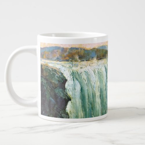 Vintage Travel Poster For Niagara Falls Giant Coffee Mug