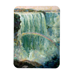 Vintage Travel Poster For Niagara Falls Magnet