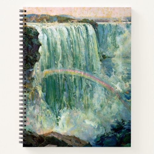 Vintage Travel Poster For Niagara Falls Notebook