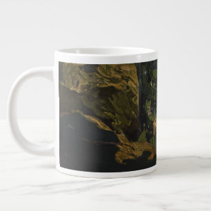 Vintage Travel Poster For The Adirondack Mountains Giant Coffee Mug