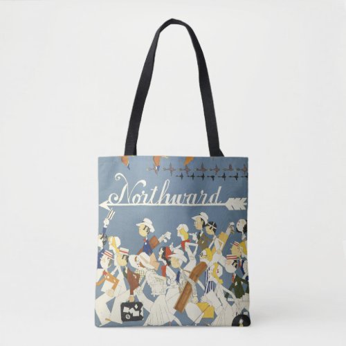 Vintage Travel Poster For The New Haven RR Tote Bag