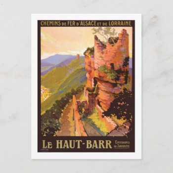 Vintage Travel Poster France Postcard by ContinentalToursist at Zazzle