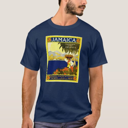 Vintage Travel Poster Jamaica T_Shirt