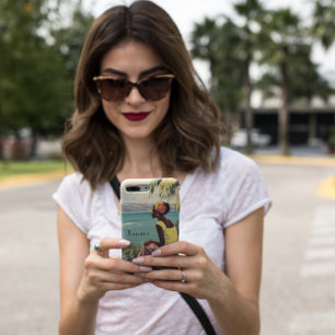 Vintage Travel Poster Jamaican woman iPhone 11 Pro Case