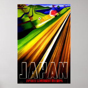 Vintage Travel Poster Japan Railways 2