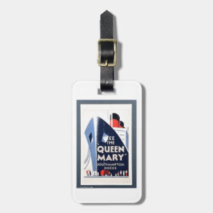 VINTAGE TRAVEL POSTER - LUGGAGE TAG