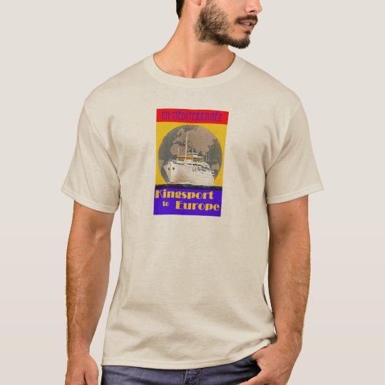 Vintage Travel Poster - Mediterranean T-Shirt