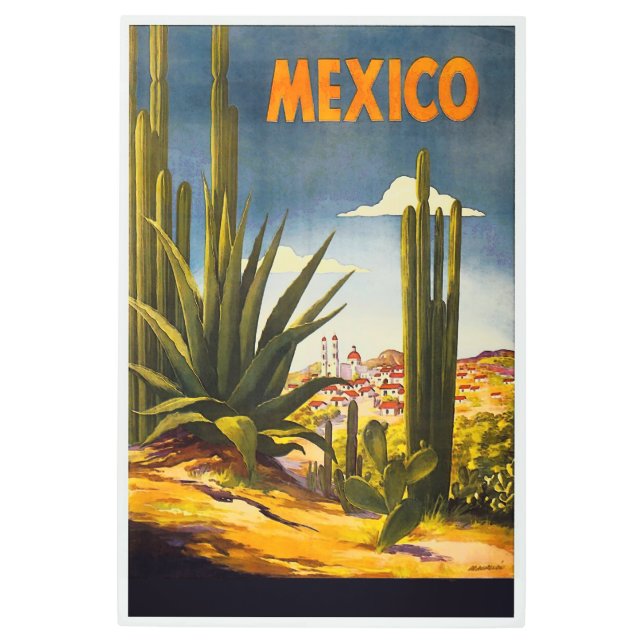 Vintage Travel Poster Mexico (Front)