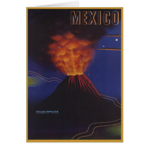 Vintage Travel Poster - Mexico circa 1943 Cards