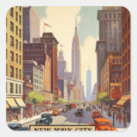 Vintage Travel Poster New York City