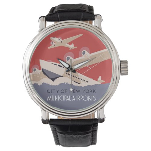 Vintage Travel Poster New York Watch