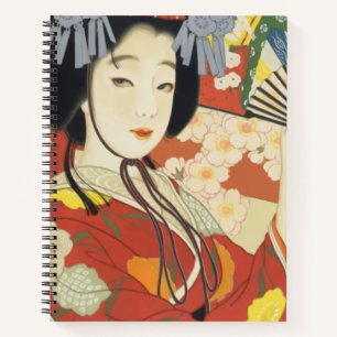 Vintage Travel Poster Osaka Japan Notebook
