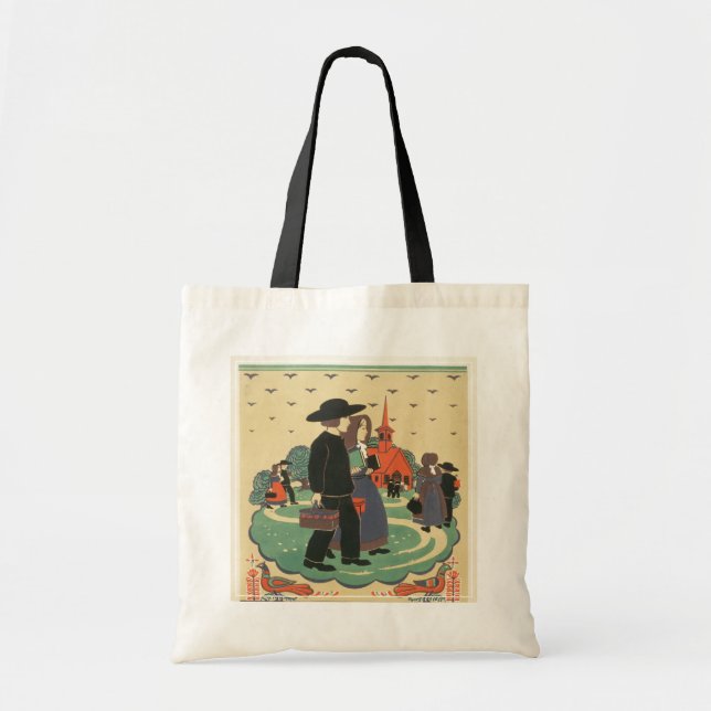 Vintage Travel Poster Promoting Pennsylvania Tote Bag (Front)