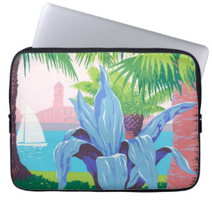 Vintage Travel Poster Promoting Puerto Rico 2 Laptop Sleeve