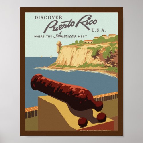 Vintage_Travel_Poster_Puerto Rico Poster