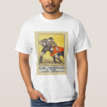 Vintage Travel Poster, Rugby At Twickenham By Tram T-shirt at Zazzle