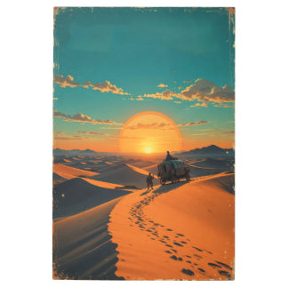 Vintage Travel Poster Sahara Dream