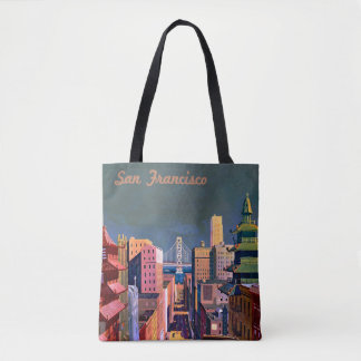 Vintage Travel Poster Tote - San Francisco