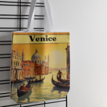 Vintage Travel Poster Venice, Italy