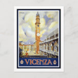 Vintage Travel Poster,vicenza Postcard at Zazzle