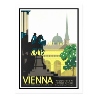 Vintage Travel Poster,Vienna Postcard