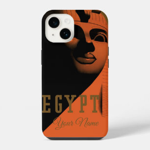 Vintage Travel Poster with Sphinx, Egypt, Africa iPhone 14 Case