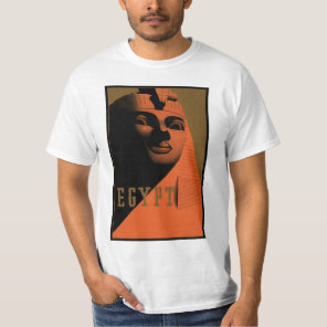 Vintage Travel Poster with Sphinx, Egypt, Africa T-Shirt