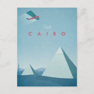 Vintage Travel Posters - Cairo - Art Postcard