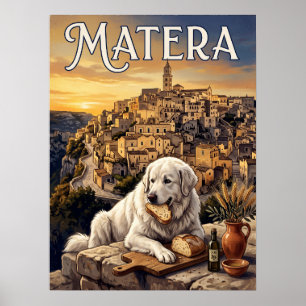 Vintage Travel Posters   Matera Italy Dog