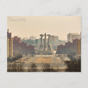 Vintage travel Pyongyang North Korea Vacation Postcard