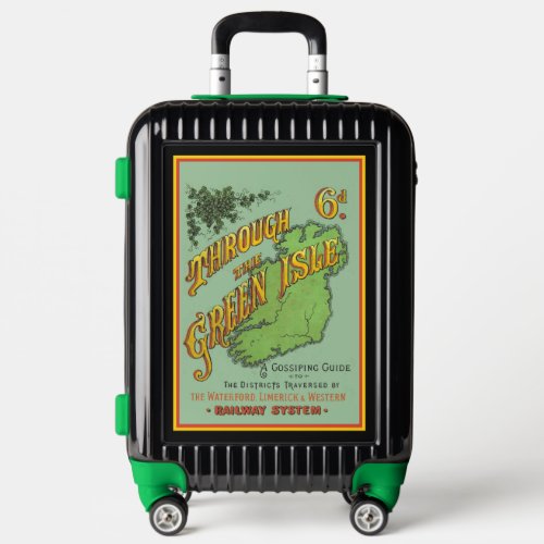 Vintage Travel Railroad Tourist Guide to Ireland  Luggage
