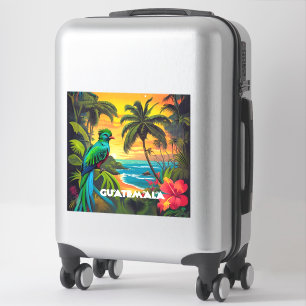 Vintage Travel Retro Guatemala Sticker