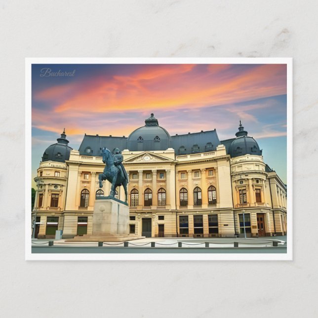 Vintage Travel Romania constanta bucharest Postcard (Front)