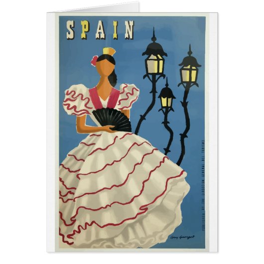 Vintage Travel Spain Cards (Front)