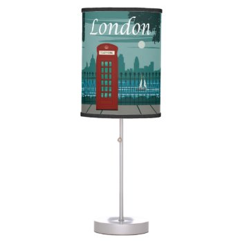 Vintage Travel Table Lamp by jetglo at Zazzle