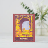 Vintage Travel, the Coliseum in Rome Italy Italian (Standing Front)