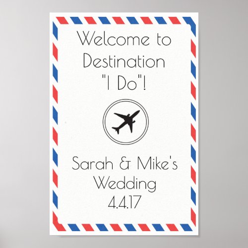 Vintage Travel Themed Decoration_Wedding Sign