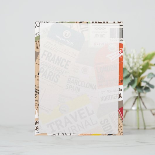 Vintage Travel Tickets (Standing Front)