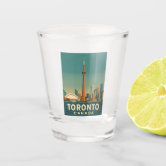 Montreal Canada Skyline Color Photo Shot Glass By World By