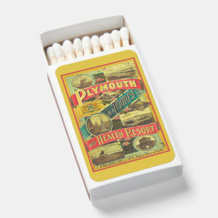 Vintage Travel Tourist Guide of England Souvenir Matchboxes