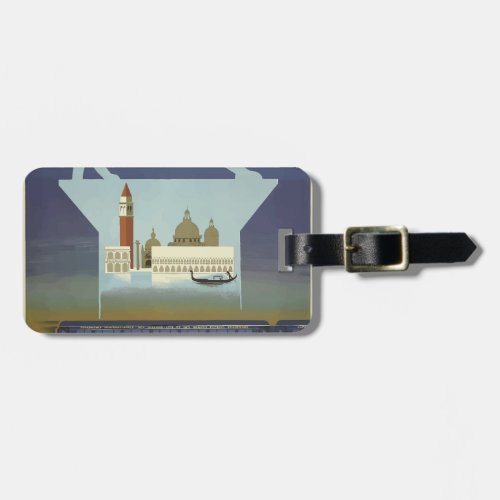 Vintage Travel Venice Orient Express Luggage Tag