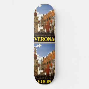 Vintage Travel Verona Italy skateboards