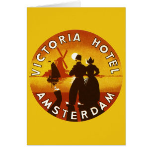 Vintage Travel, Victoria Hotel, Amsterdam, Holland