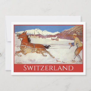 Vintage Travel, Winter in Engadin Switzerland
