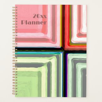Vintage Treasures - Abstract Art on Summer Green