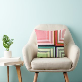 Vintage Treasures - Abstract Art on Summer Green
