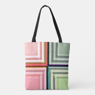 Vintage Treasures Abstract Colorful Geometric Art 