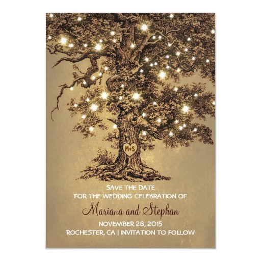 Rustic Save The Date Invitations 8