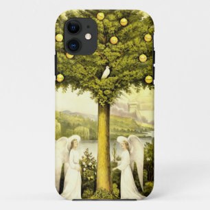Vintage Tree of Life Christian Illustration 1892 iPhone 11 Case